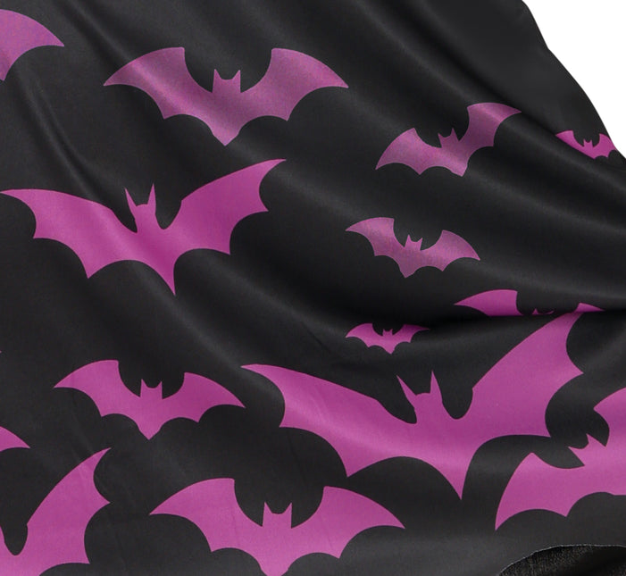 Poncho de Halloween Murciélagos Niña