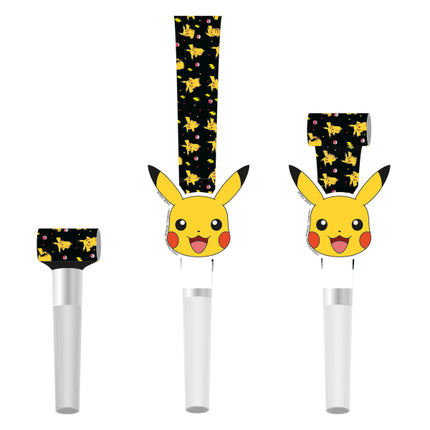Pokemon Roller Lenguas Negro Amarillo 30cm 8pcs