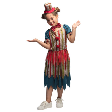 Vestido Halloween Niña Payaso