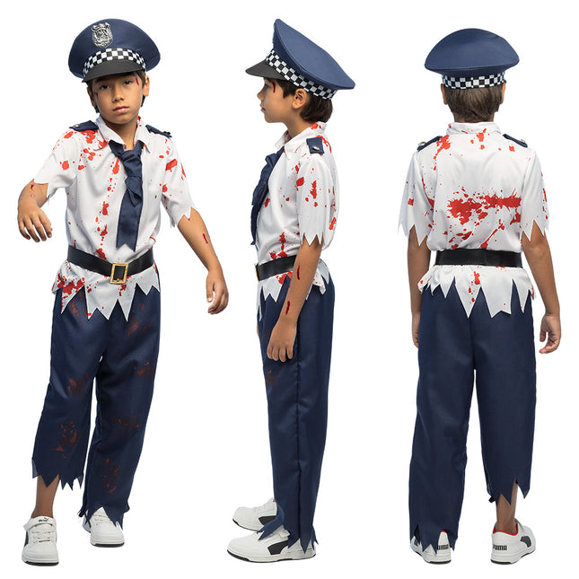 Disfraz Halloween Niño Policía