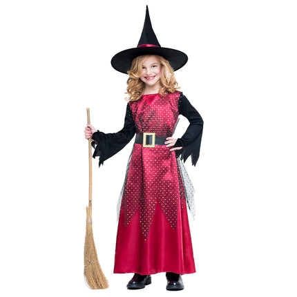 Vestido Halloween Niña Bruja