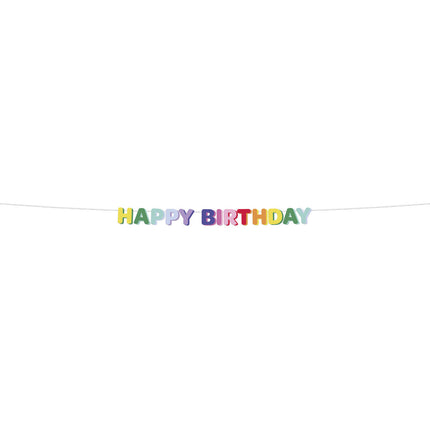Guirnalda Letra Feliz Cumpleaños 1,7m