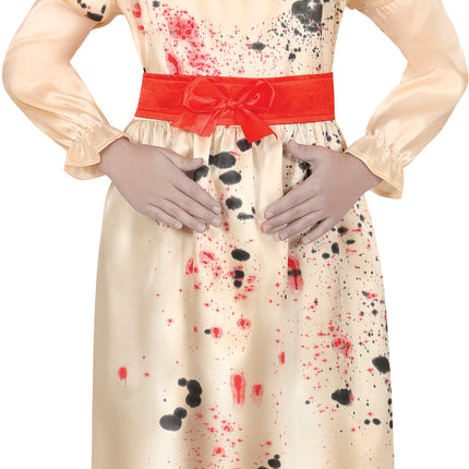 Vestido Halloween Niña Diablo Asesino