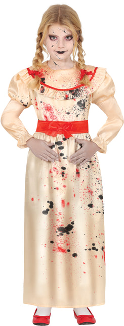 Vestido Halloween Niña Diablo Asesino