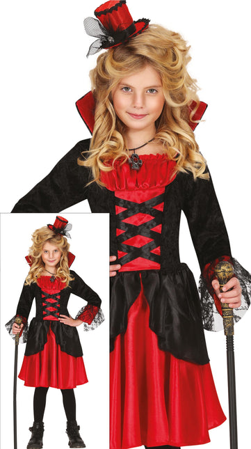 Vestido Halloween Niña Vampiro
