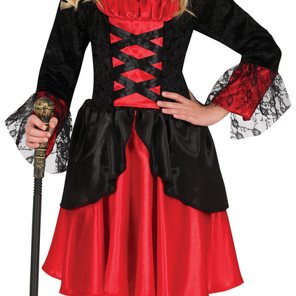Vestido Halloween Niña Vampiro
