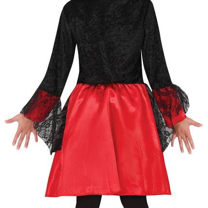 Vestido Halloween Niña Vampiro