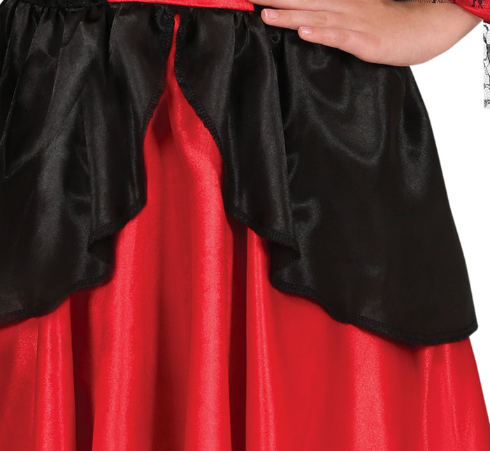 Vestido Halloween Niña Vampiro