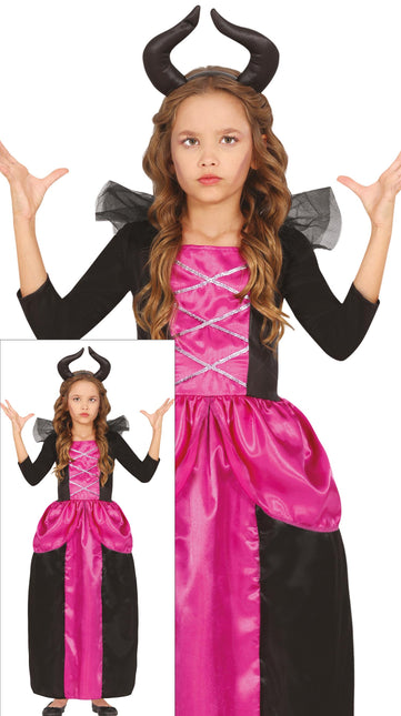 Vestido Halloween Hada Rosa Niña