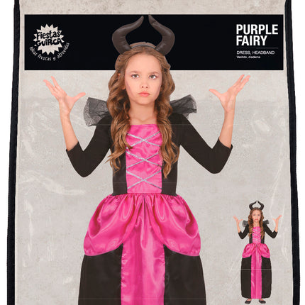 Vestido Halloween Hada Rosa Niña