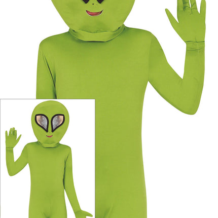 Traje Alien Niño Verde