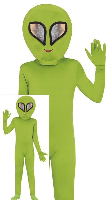 Traje Alien Niño Verde