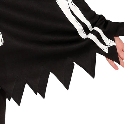 Disfraz Halloween Poncho Esqueleto Niño