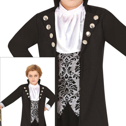 Disfraz Halloween Vampiro Negro Niño