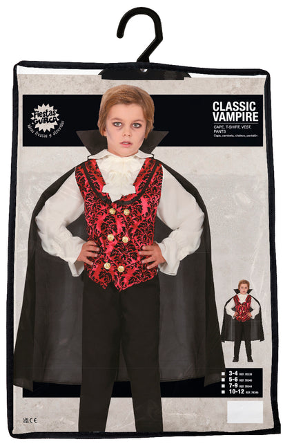 Disfraz Halloween Niño Vampiro