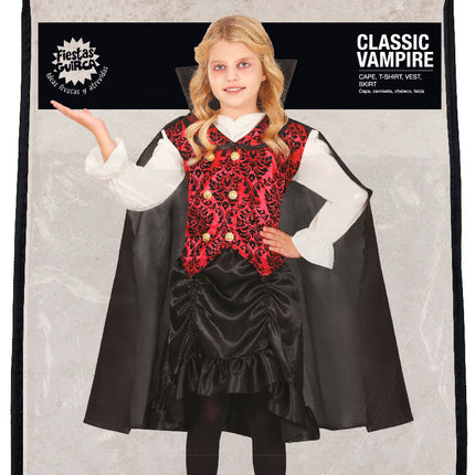 Disfraz Halloween Niña Vampiro