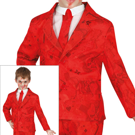 Disfraz de Halloween Rojo Niño