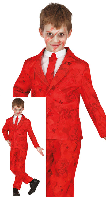 Disfraz de Halloween Rojo Niño