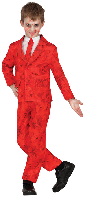 Disfraz de Halloween Rojo Niño