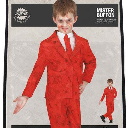 Disfraz de Halloween Rojo Niño