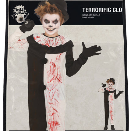 Disfraz Halloween Niño Payaso Horrible