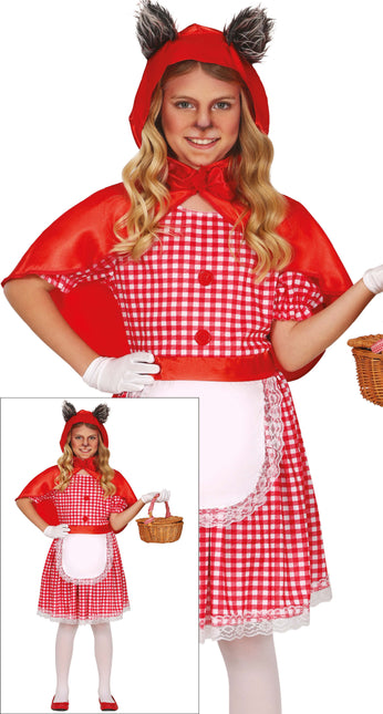 Disfraz Halloween Caperucita Roja Niña Lobo