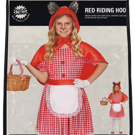 Disfraz Halloween Caperucita Roja Niña Lobo