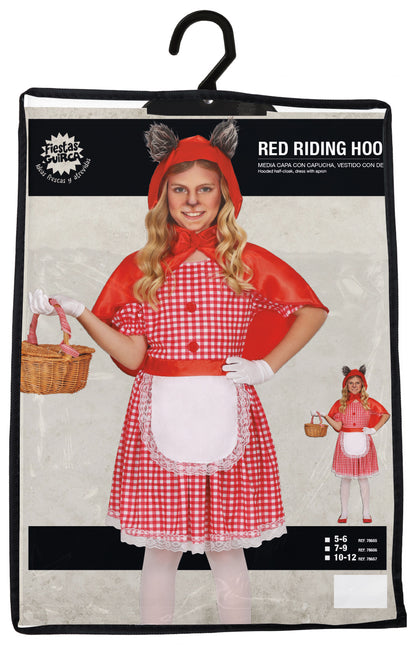 Disfraz Halloween Caperucita Roja Niña Lobo