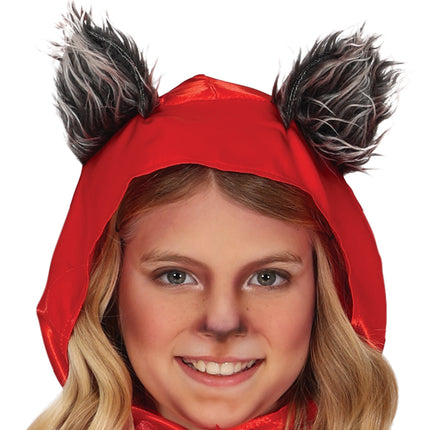 Disfraz Halloween Caperucita Roja Niña Lobo