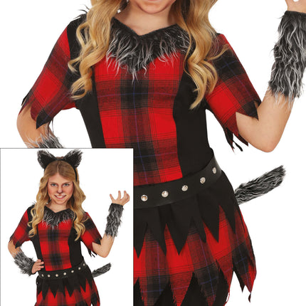 Disfraz Halloween Niña Hombre Lobo