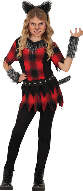 Disfraz Halloween Niña Hombre Lobo