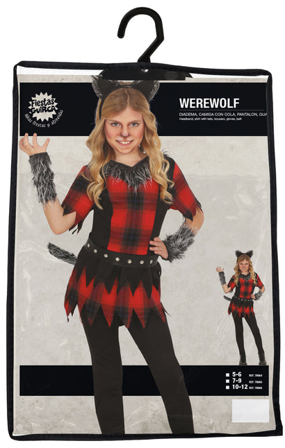 Disfraz Halloween Niña Hombre Lobo