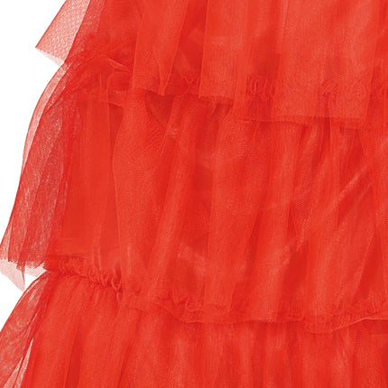 Vestido Halloween Rojo Niña