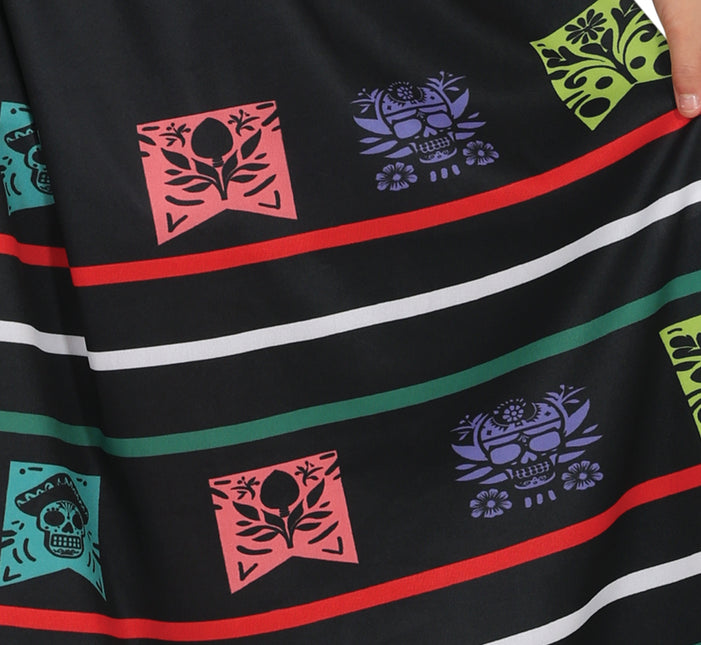 Dia De Los Muertos Vestido Niña Calavera