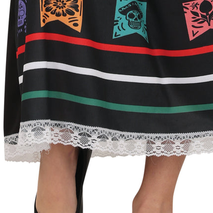 Dia De Los Muertos Vestido Niña Calavera