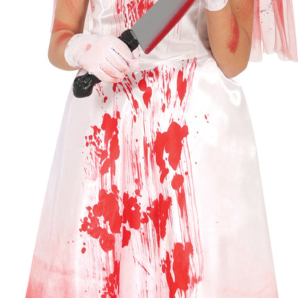 Vestido Halloween Niña Con Sangre