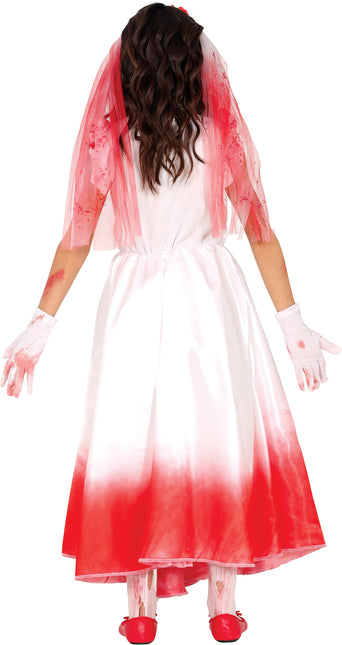 Vestido Halloween Niña Con Sangre