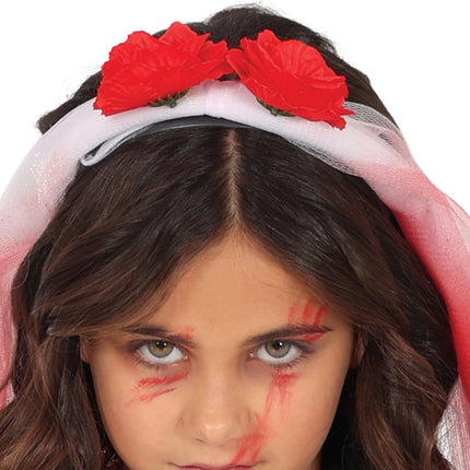 Vestido Halloween Niña Con Sangre