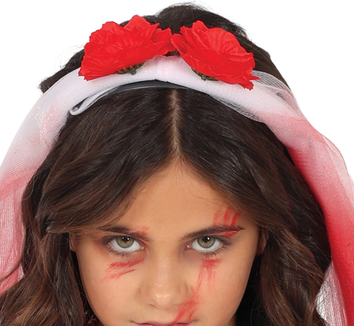Vestido Halloween Niña Con Sangre