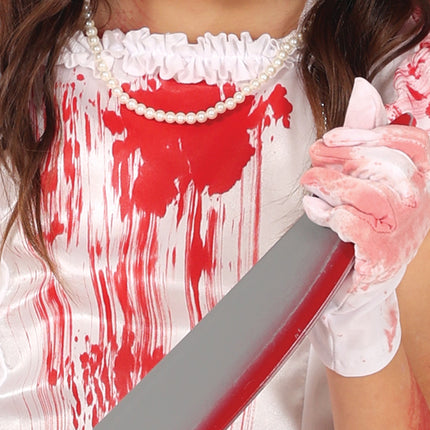 Vestido Halloween Niña Con Sangre