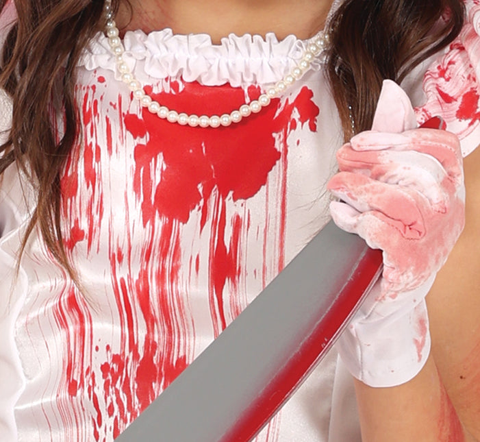 Vestido Halloween Niña Con Sangre