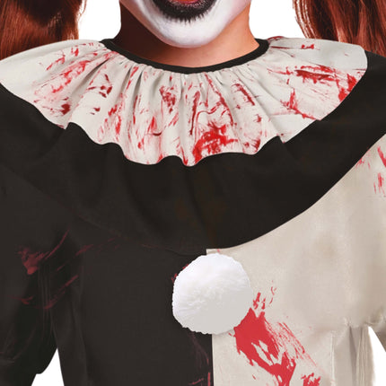 Vestido Halloween Niña Payaso Horrible