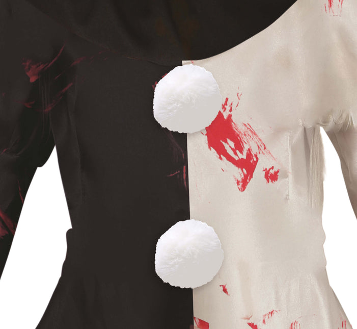 Vestido Halloween Niña Payaso Horrible