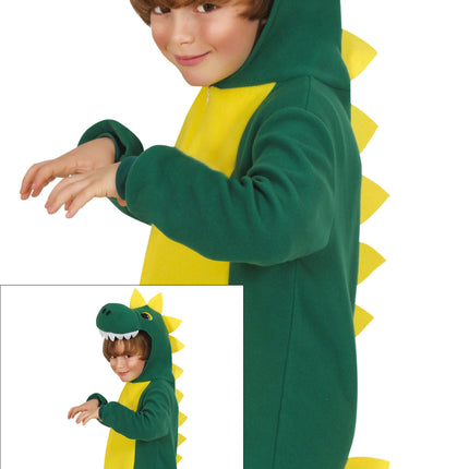 Traje Dinosaurio Verde Niño