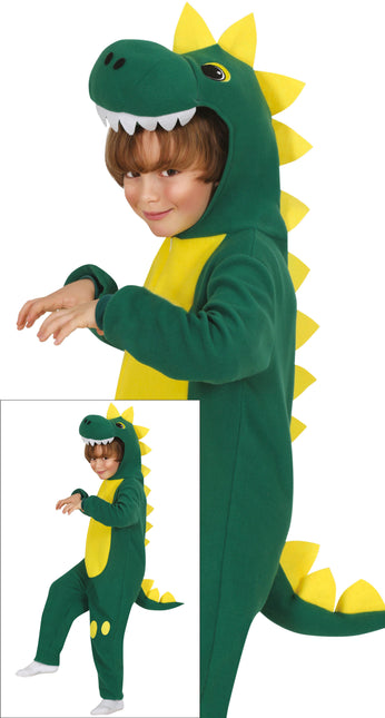 Traje Dinosaurio Verde Niño