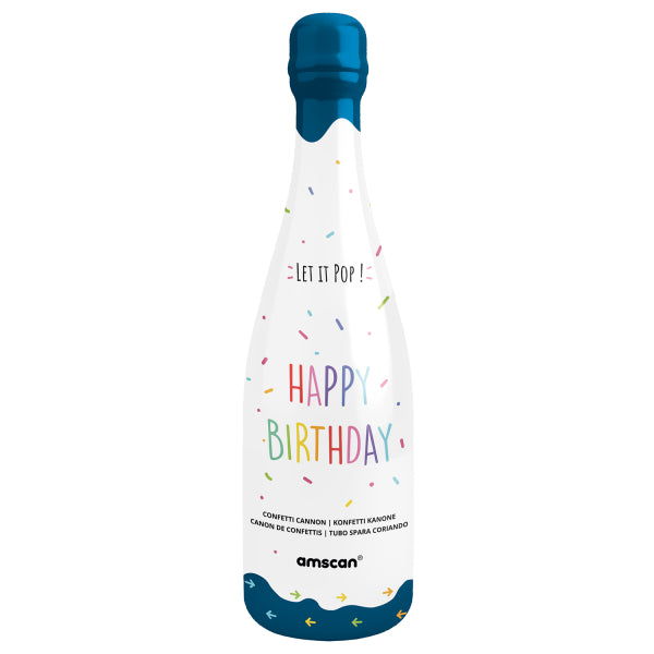 Papel botella confeti 32cm