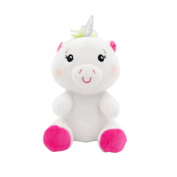 Globo Unicornio Peso Blanco Rosa 2 en 1 Abrazo 11cm
