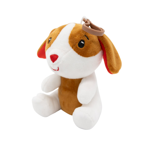 Globo Perro Peso Marrón Blanco 2 en 1 Abrazo 11cm