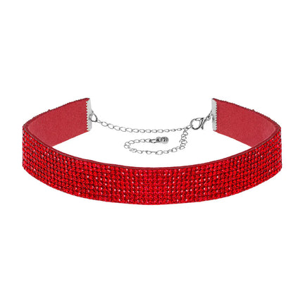 Gargantilla Crystal roja