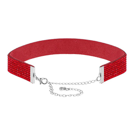 Gargantilla Crystal roja